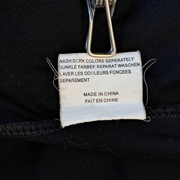 Involand Chiffon Overlay Batwing Sleeve Blouse Women‎ Plus Size 4X Black Top - Picture 10 of 13